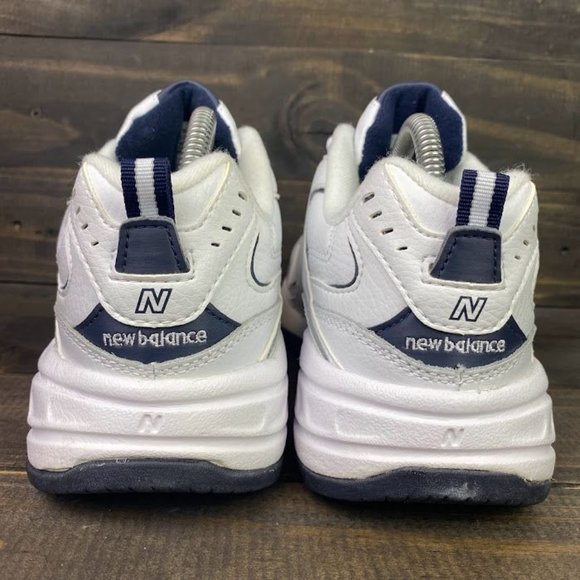 NEW BALANCE 407 Men's Size 8 2E White Navy MX407WN Low Casual Sneakers Shoes - Picture 6 of 9